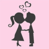 STICKER VALENTINE KISS (Devant)