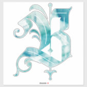 STICKER VALENTINE NOIRE -B- (Feuille)