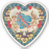 Sticker Valentine vintage (Devant)