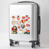 Sticker Valentine vintage (Sur valise)