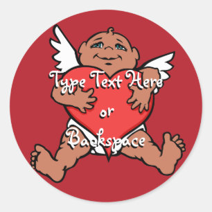 Sticker Valentine's Cupid Sticker Personnaliser