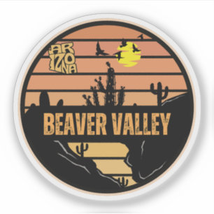 Sticker Vallée du Castor, Arizona