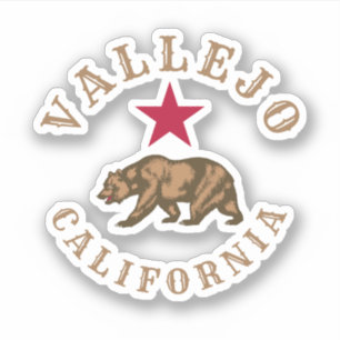 Sticker Vallejo, Californie