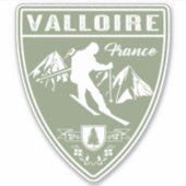 Sticker Valloire France (Devant)