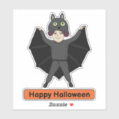 Sticker Vampire Bat costume enfant (Feuille)