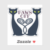 Sticker Vampire Cat Duo (Feuille)