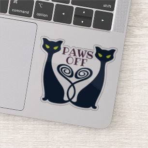 Sticker Vampire Cat Duo