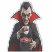 Sticker Vampire déplaisant Dracula (Devant)