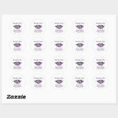 Sticker Vampire Lips Goth Merci Sweet sixteen (Feuille)