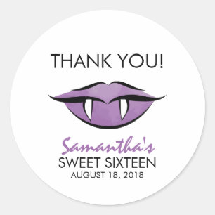 Sticker Vampire Lips Goth Merci Sweet sixteen