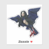 Sticker van Bird Girl van Blood Tea en Red String (Vel)