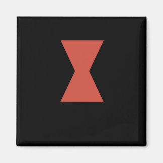 Sticker van Black Widow Spider Magneet