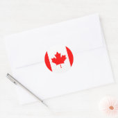 Sticker van Canadese vlag (Envelop)