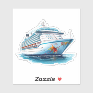 Sticker van cruiseschepen