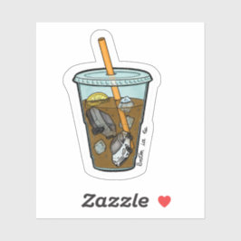 Sticker van de Boston Ice Tea Party