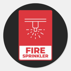 Sticker van de brandstrooier