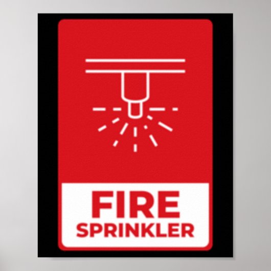 Sticker van de brandstrooier poster (Voorkant)