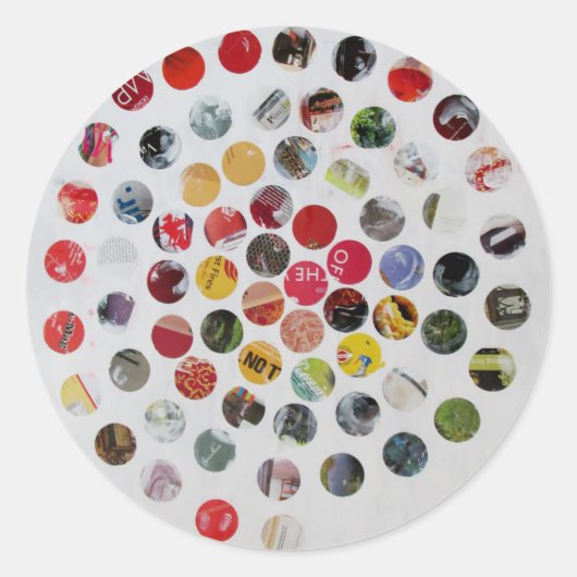 sticker van de gebeurtenisronde (Voorkant)