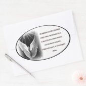 Sticker van de Guardian Angel-gebed (Envelop)