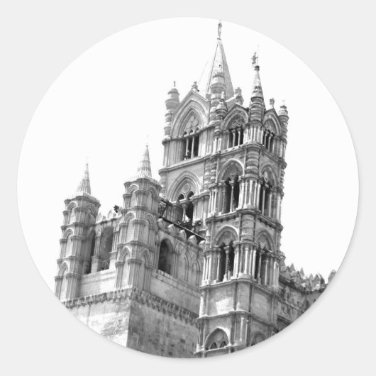 Sticker van de kathedraal van Palermo (Voorkant)