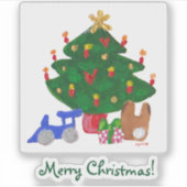 Sticker van de kerstboom! (Voorkant)