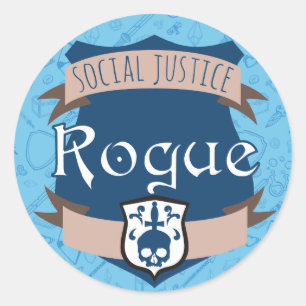 Sticker van de klasse Sociale Gerechtigheid: Bard