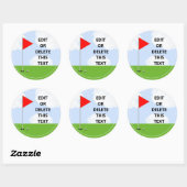 Sticker van de klassieke Golfpartij (Vel)