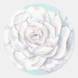 Sticker van de lente-bruiloft met witte bruiloft