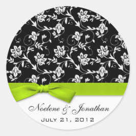 Sticker van de limoen Bow Wedding Flower