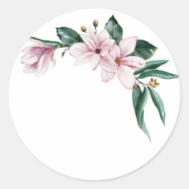 Sticker van de Magnolia bruiloft, transparant