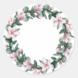 Sticker van de Magnolia bruiloft, transparant