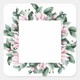 Sticker van de Magnolia bruiloft, transparant