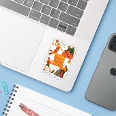 🏆 Sticker van de Multi-Sport Champions (Laptop met iPhone)