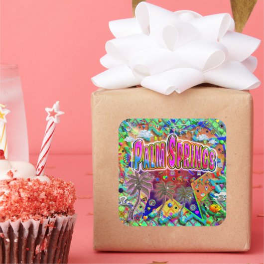 Sticker van de risicofactor voor palmveren (Feest)