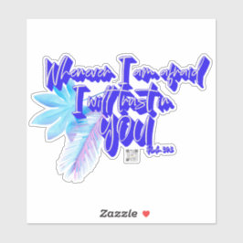 Sticker van de Schrift