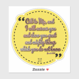 Sticker van de Schrift