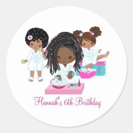 Sticker van de Spa-partij in Afrika