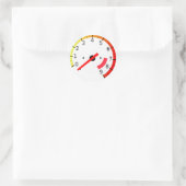 Sticker van de tachometer (Tas)