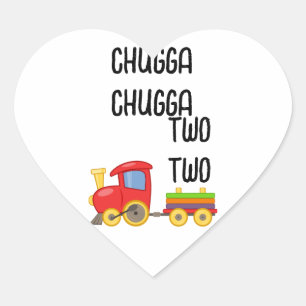 Sticker van de tweede verjaardagstrein