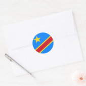 Sticker van de vlag van de Democratische Republiek (Envelop)