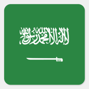 Sticker van de vlag van Saudi-Arabië