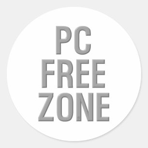 Sticker van de Vrije Streek van PC de klassieke