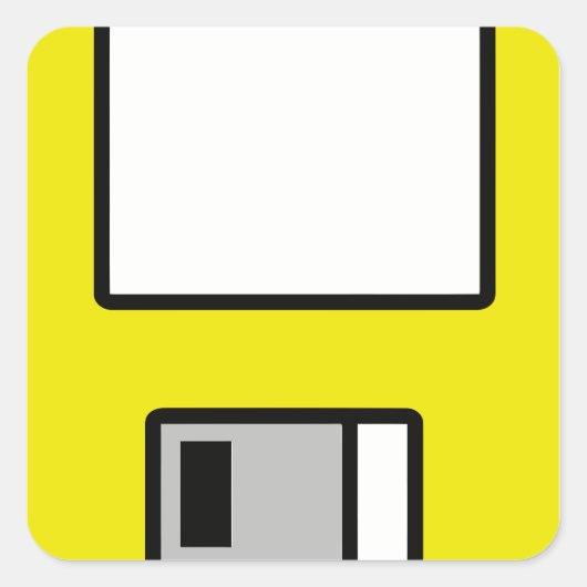  Sticker van diskette (Voorkant)