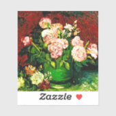 Sticker Van Gogh Peonies et Roses (Feuille)