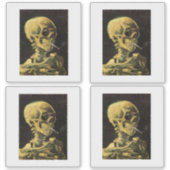 Sticker Van Gogh, Squelette avec cigarette (Devant)