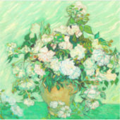 Sticker Van Gogh White Roses (Devant)