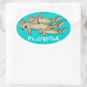 Sticker van hamerhaaien (Tas)