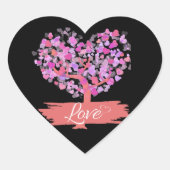 Sticker van hartenliefdeshars (Voorkant)
