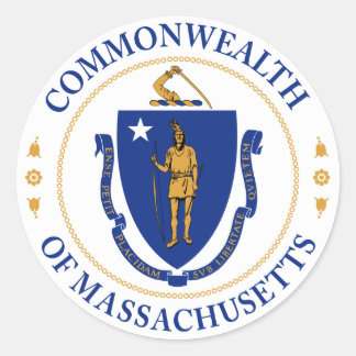 Sticker van het Gemenebest van Massachusetts