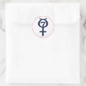 Sticker van het kwikprogramma (Tas)